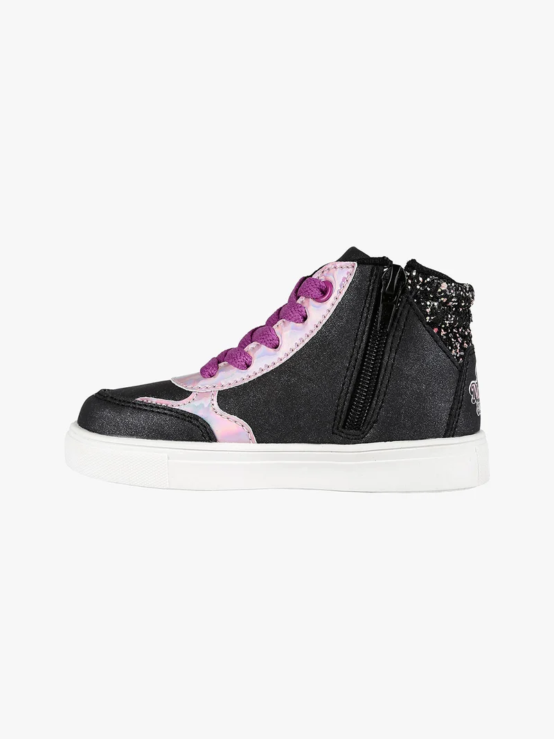 Sneakers alte da bambina - nero