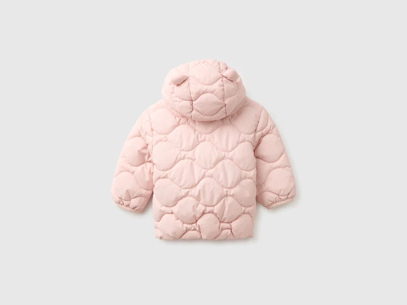 Wattierte Jacke mit Kapuze