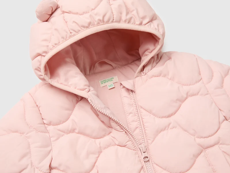 Wattierte Jacke mit Kapuze