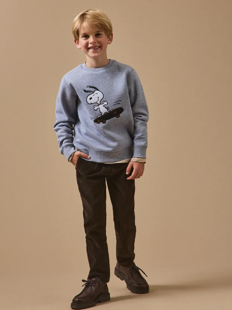 Kinder-Sweatshirt Cyrillus X PEANUTS™ – Snoopy Kollektion
