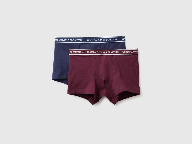 Set aus zwei Boxershorts mit Logo-Gummizug