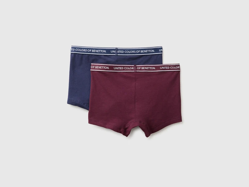 Set aus zwei Boxershorts mit Logo-Gummizug