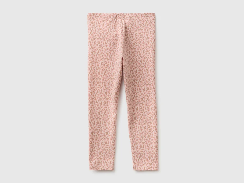Gemusterte Leggings aus Stretch-Baumwolle