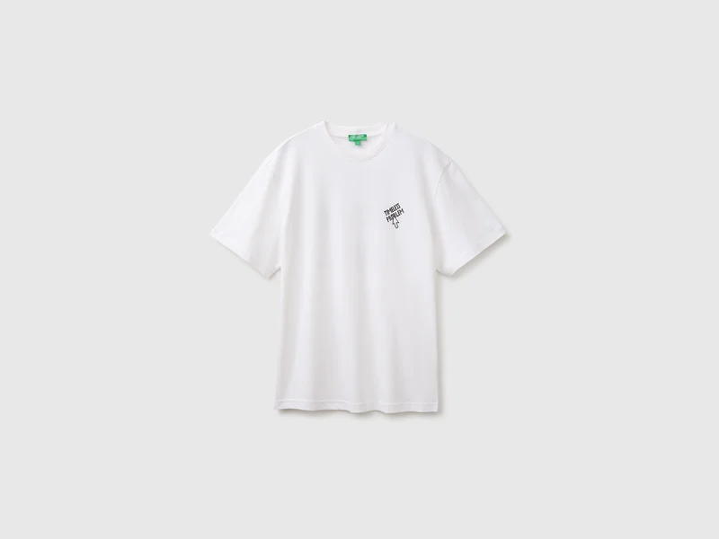 Lässiges T-Shirt mit Aufdruck