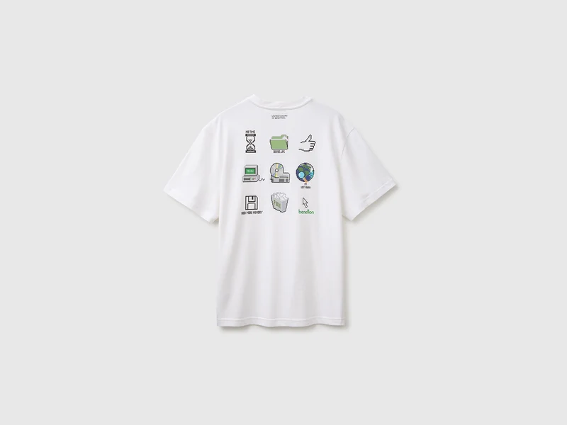 Lässiges T-Shirt mit Aufdruck