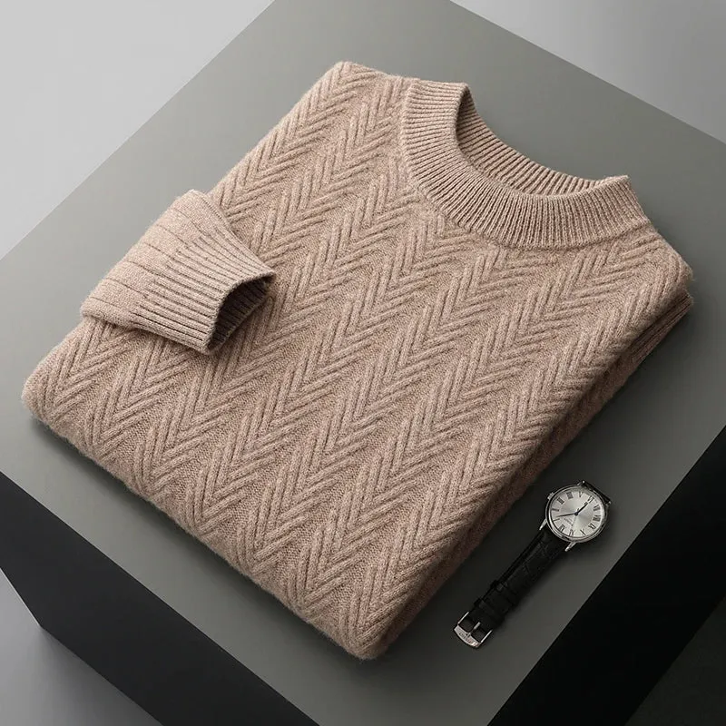 Elegant Thickened Cashmere Sweater