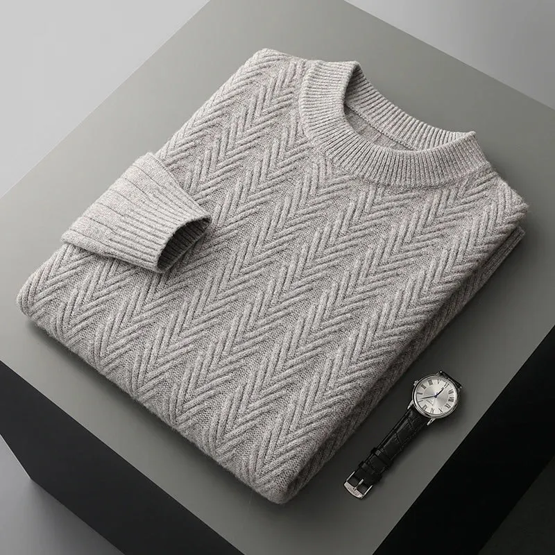 Elegant Thickened Cashmere Sweater