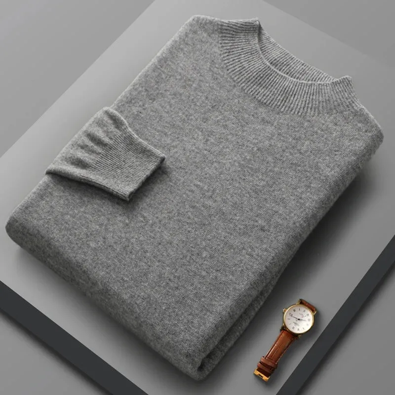 Half High Collar Cashmere Sweater