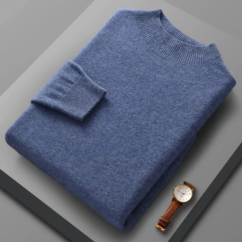 Half High Collar Cashmere Sweater