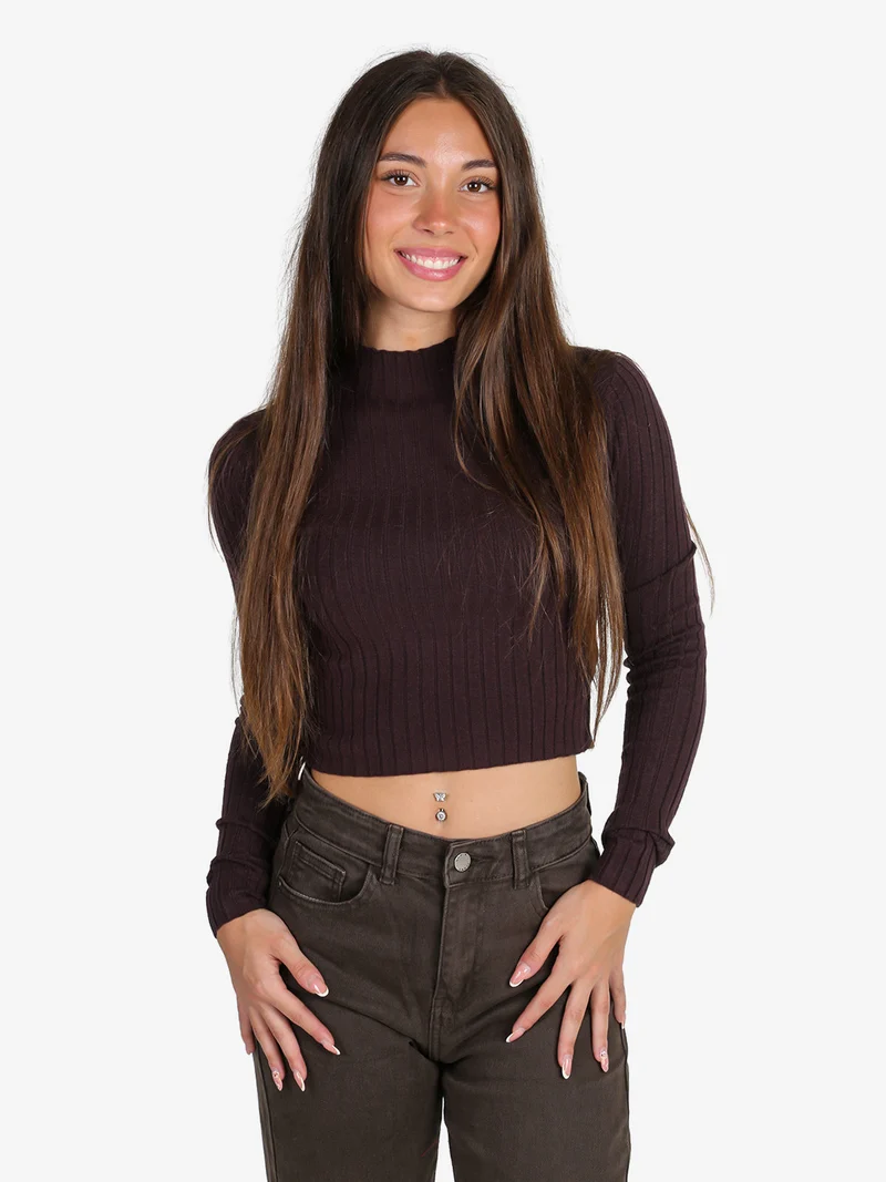 Maglia donna lupetto - moro