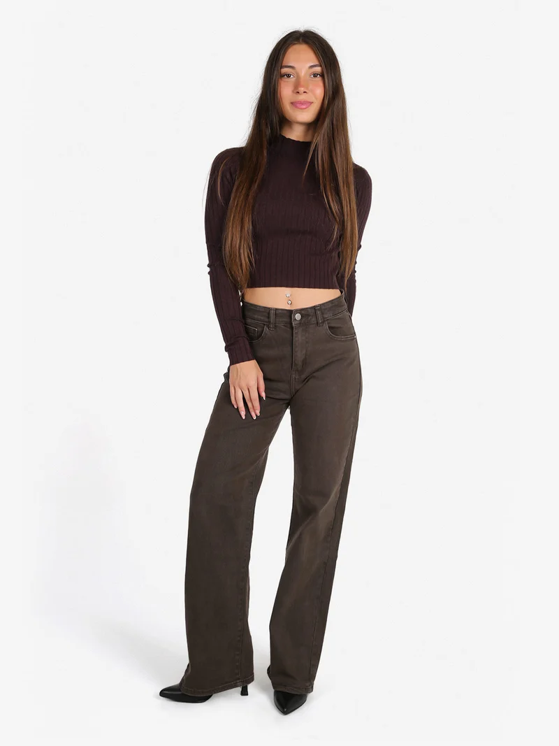 Maglia donna lupetto - moro