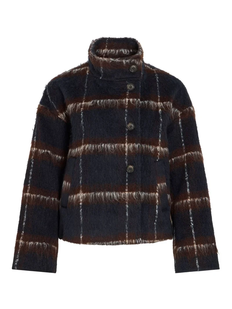 VIMELON L/S CHECK JACKET/BFS