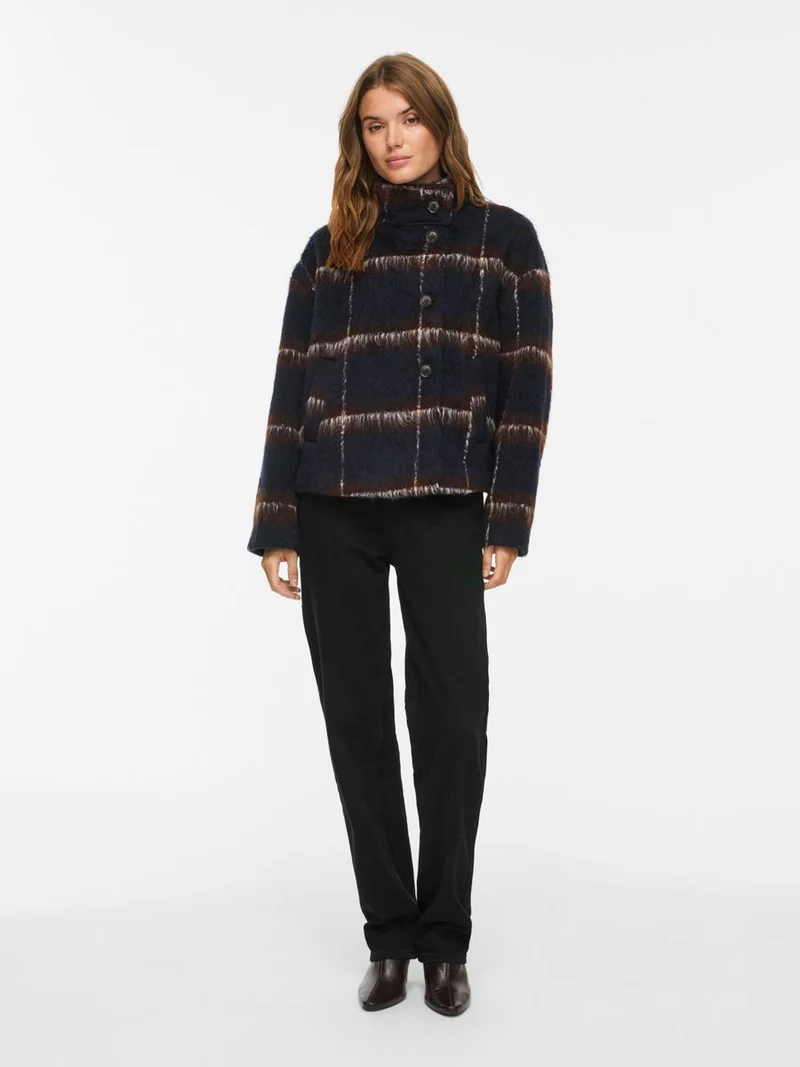 VIMELON L/S CHECK JACKET/BFS