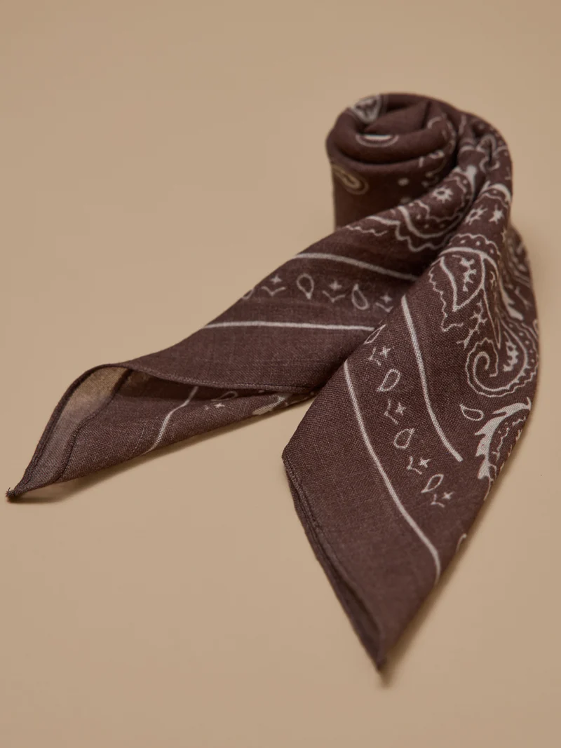 Damen-Bandana aus Wolle, bedruckt