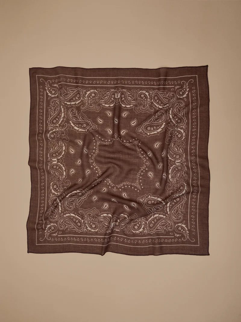 Damen-Bandana aus Wolle, bedruckt