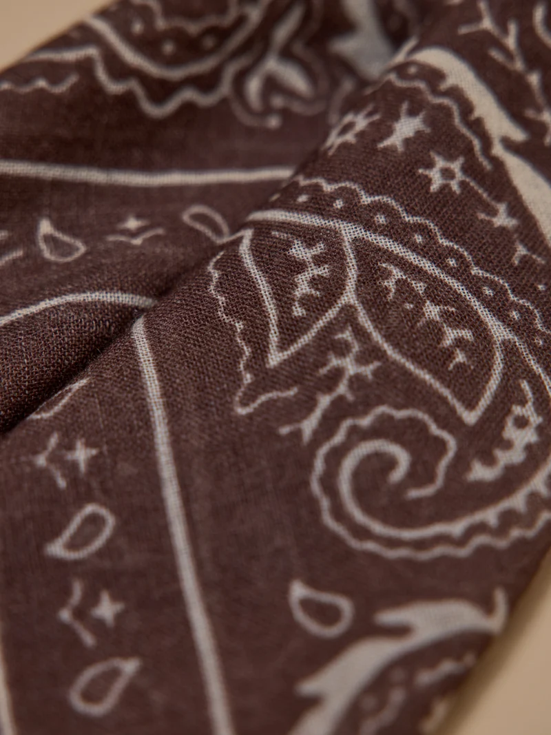 Damen-Bandana aus Wolle, bedruckt