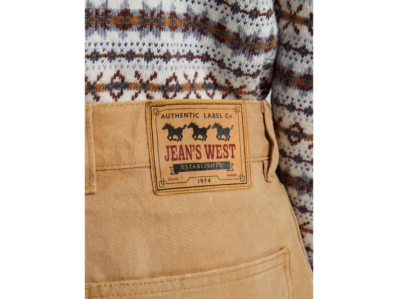 Jeans im Vintage-Waschungs-Workwear-Stil
