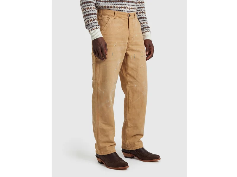 Jeans im Vintage-Waschungs-Workwear-Stil