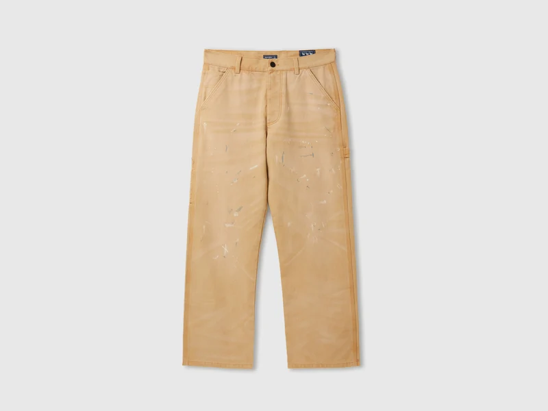 Jeans im Vintage-Waschungs-Workwear-Stil