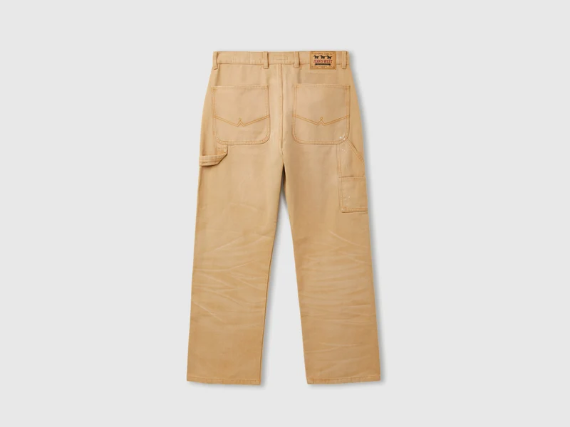 Jeans im Vintage-Waschungs-Workwear-Stil