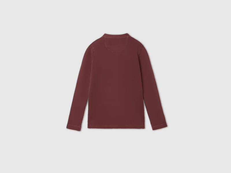 Henley-T-Shirt im Vintage-Stil