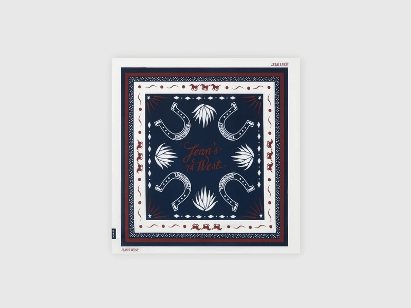 Bandana mit Western-Print aus 100 % Viskose