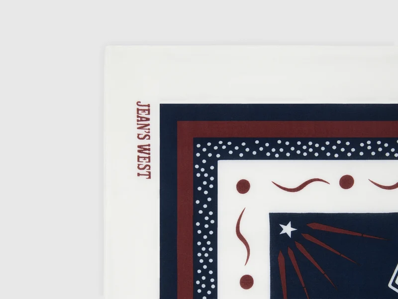 Bandana mit Western-Print aus 100 % Viskose