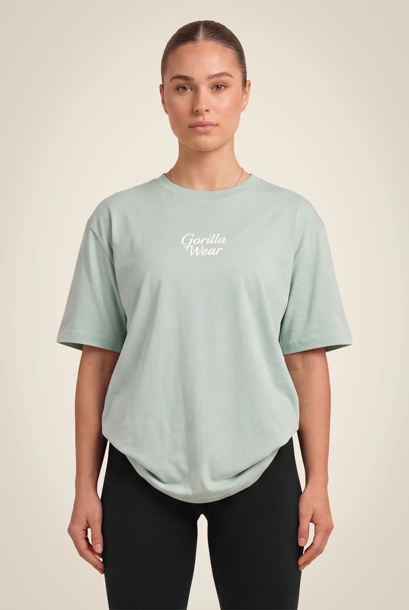 Vienna Oversized T-Shirt - Light Green