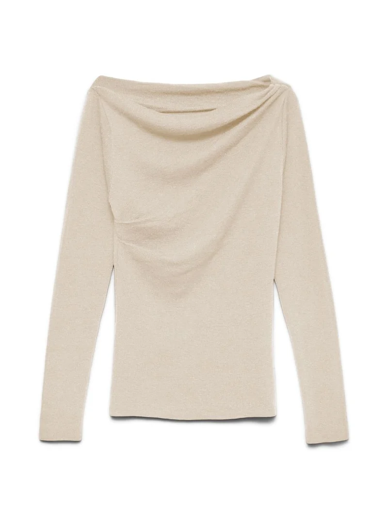 VMSOFINE KNIT LS BOATNECK PULLOVER NOOS