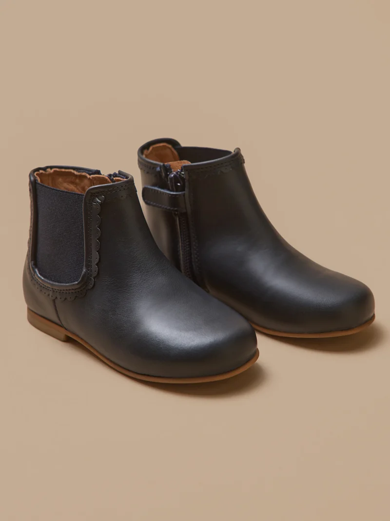Mädchen-Boots aus Leder