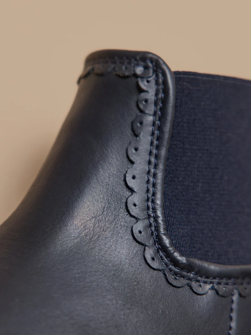 Mädchen-Boots aus Leder