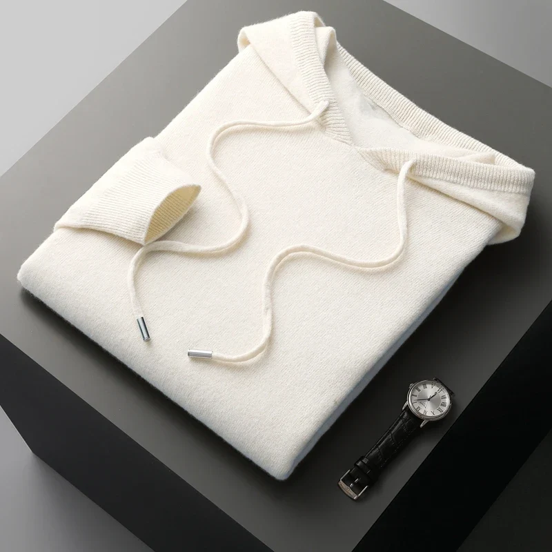 Elegant Australian Wool Hoodie