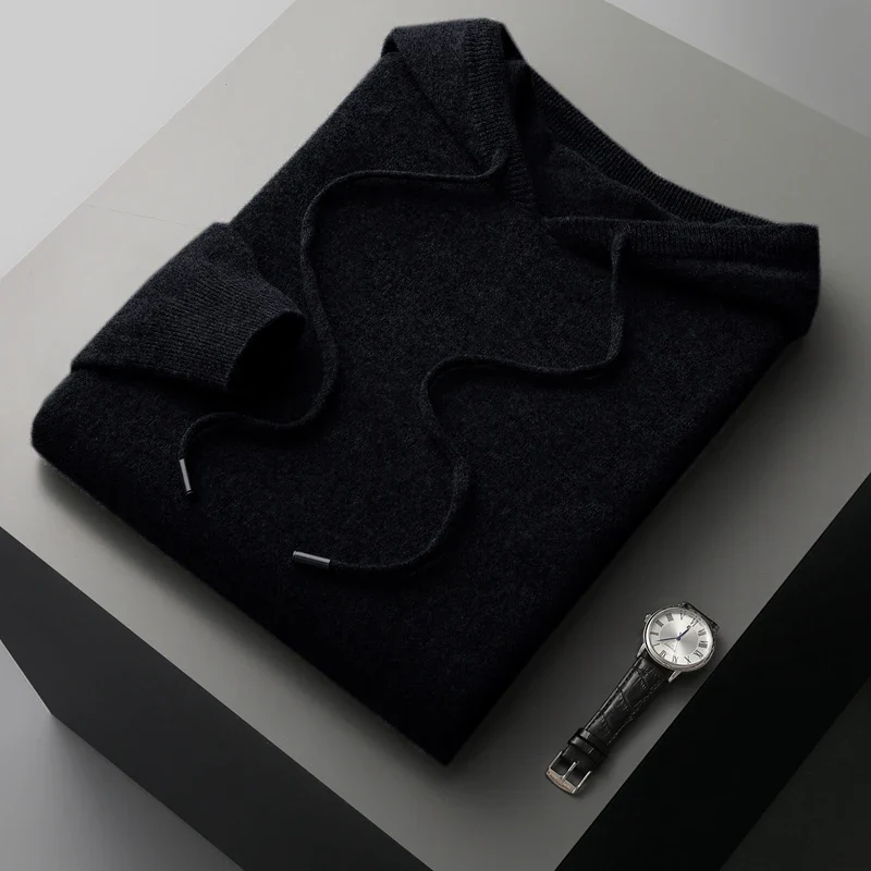 Elegant Australian Wool Hoodie