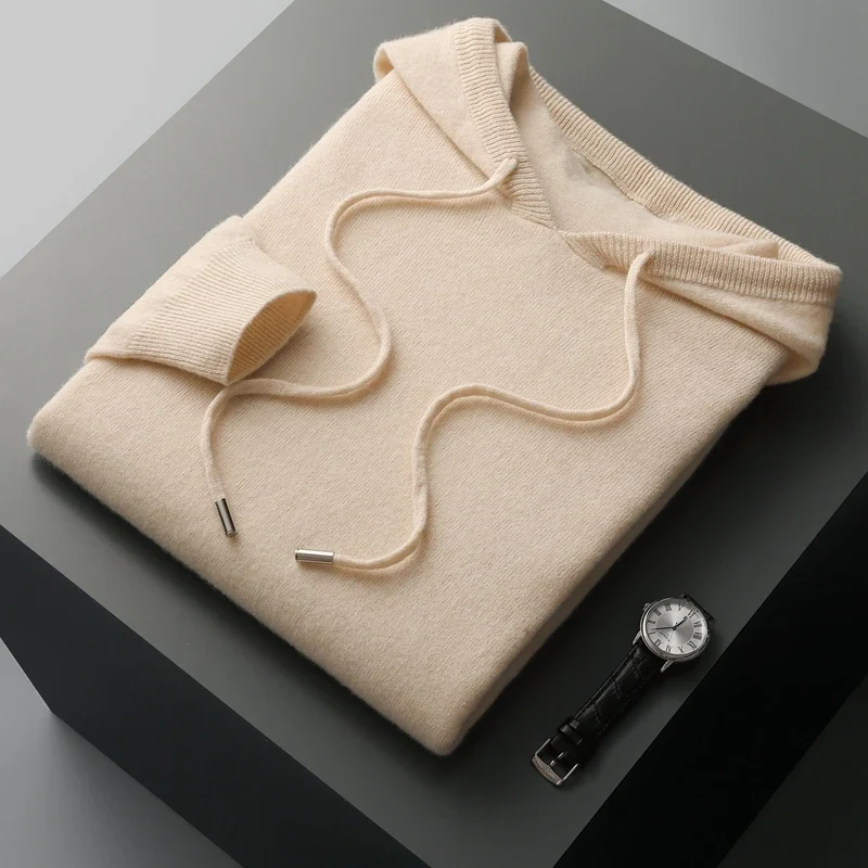Elegant Australian Wool Hoodie