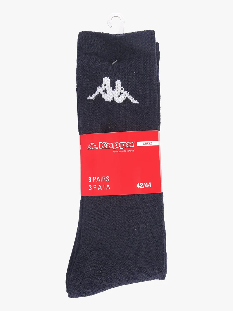 Calze in spugna di cotone 3 pezzi - blu