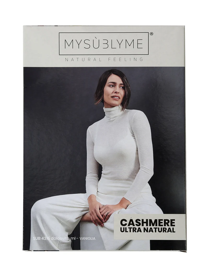 Maglia dolcevita da donna in cashmere - viola