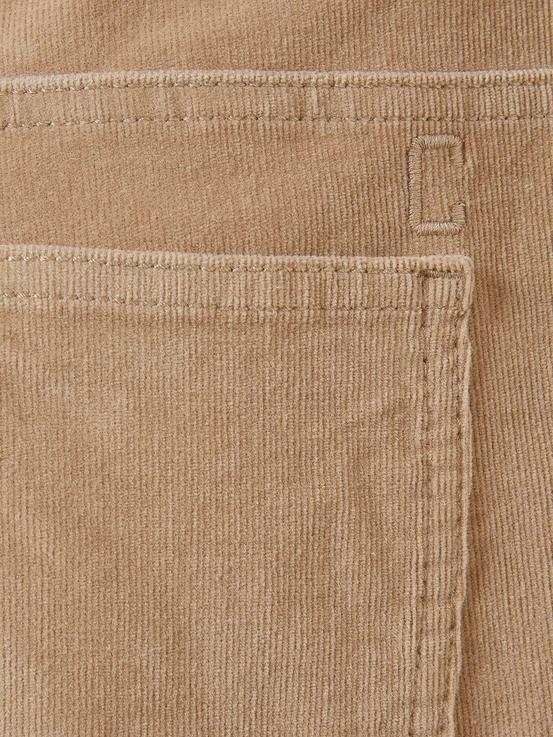 Jungen Slim Fit Hose aus Velours