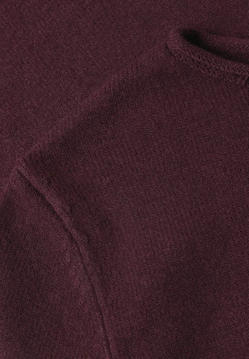 Pullover mit Boat Neck und Rollkanten