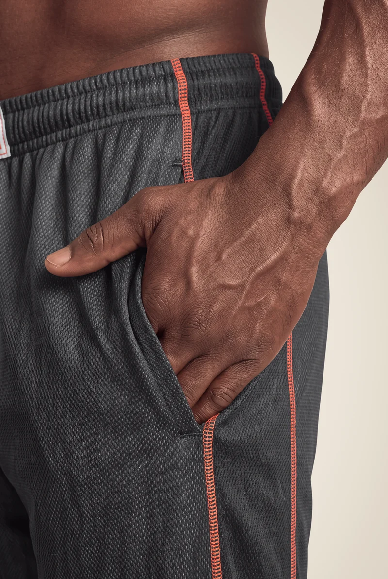 Wallace Mesh Pants - Gray/Orange