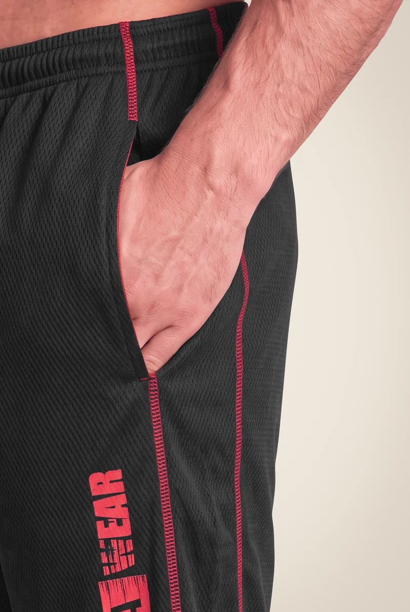 Wallace Mesh Shorts - Black/Red