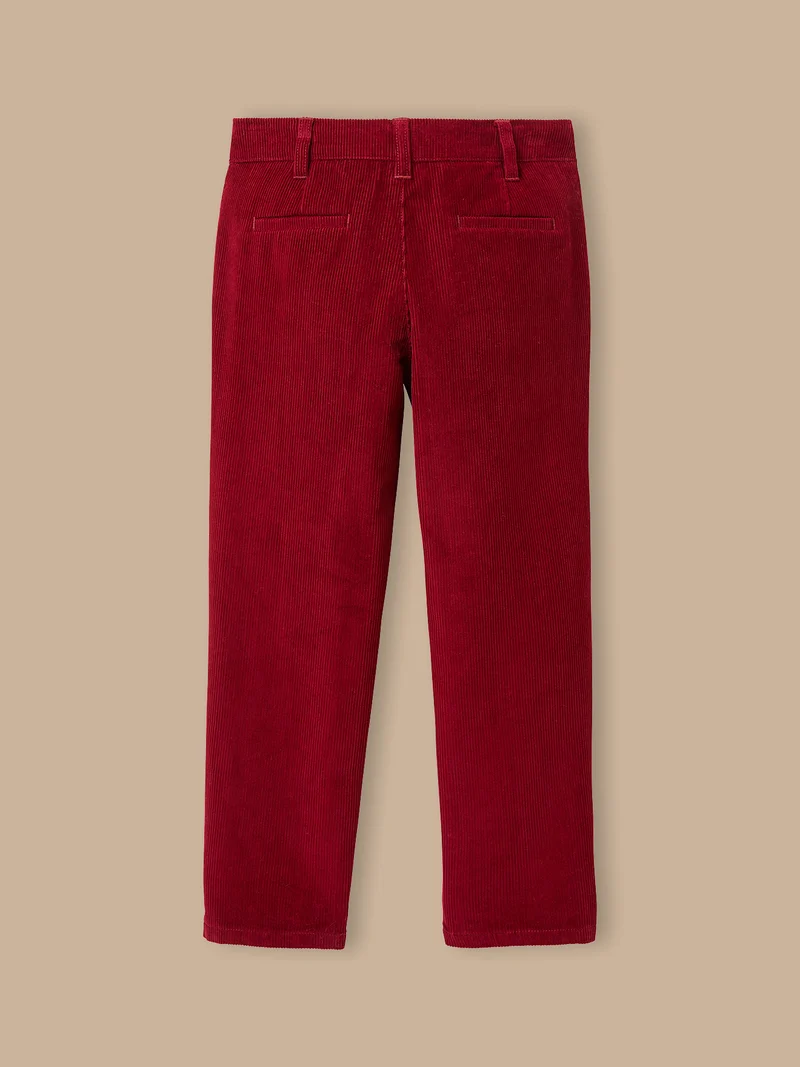 Jungen-Chinohose aus Velours