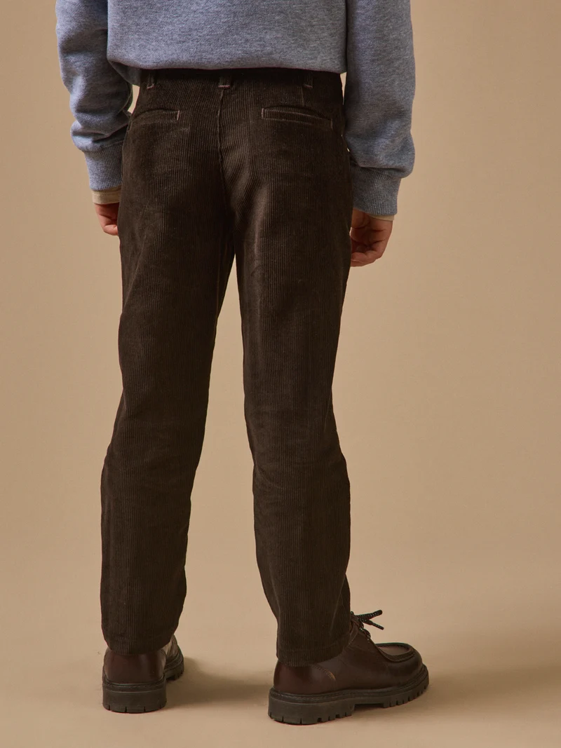 Jungen-Chinohose aus Velours