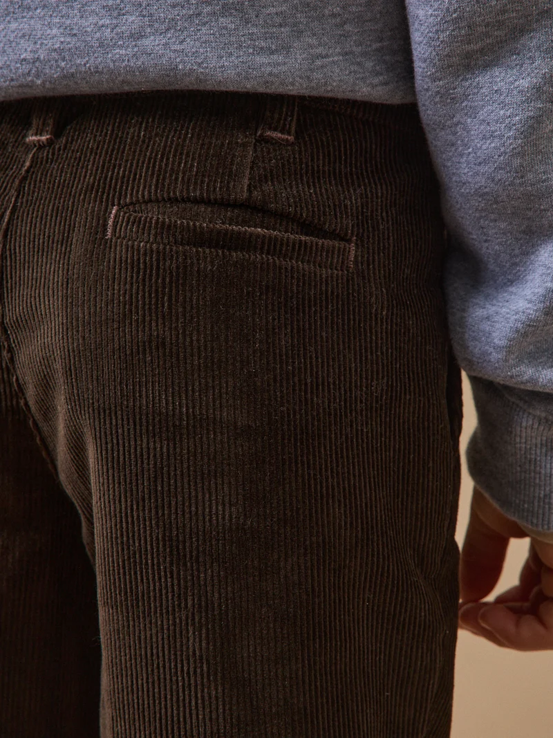 Jungen-Chinohose aus Velours