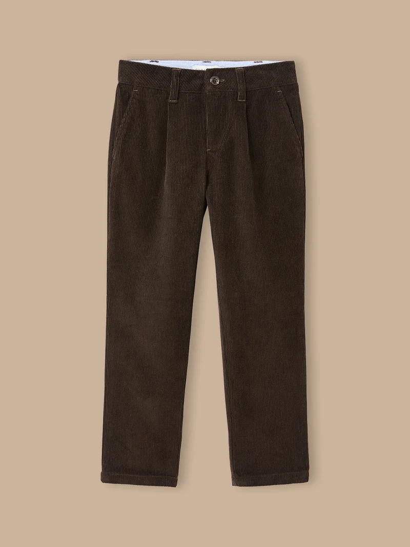 Jungen-Chinohose aus Velours
