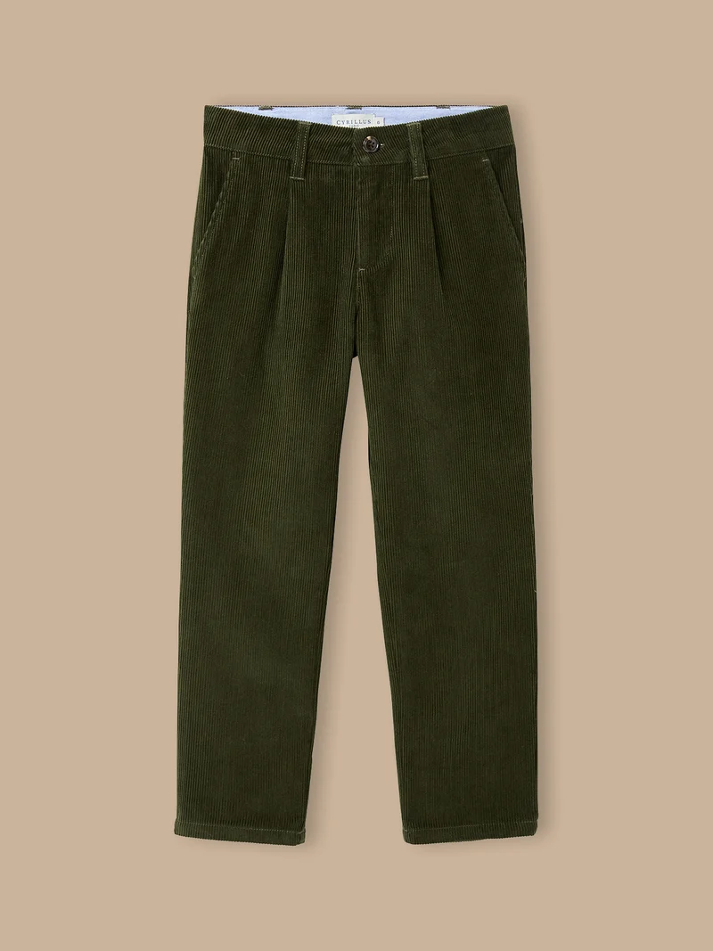 Jungen-Chinohose aus Velours