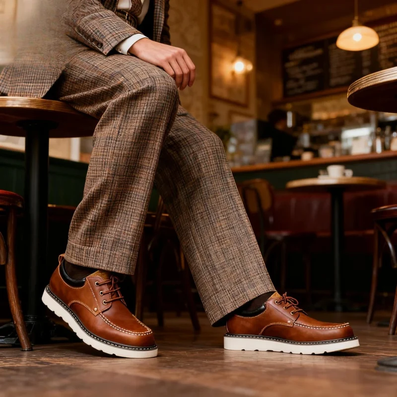 Retro Casual Leather Shoes