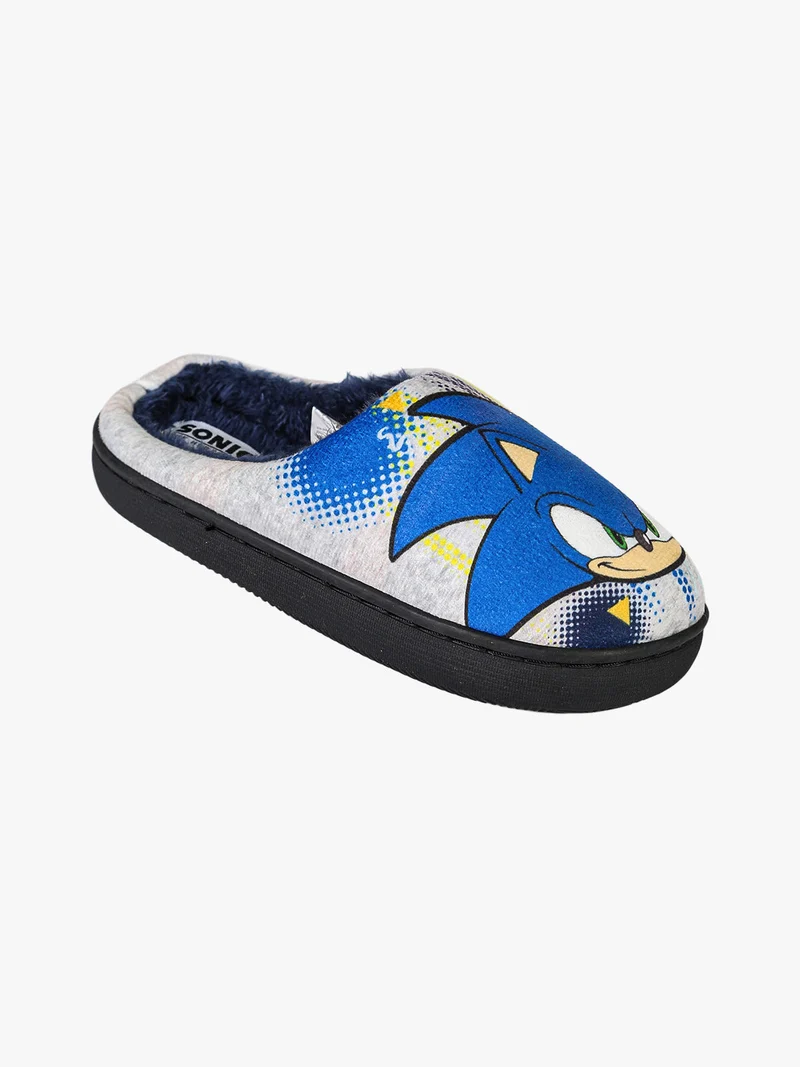 Pantofole da bambino aperte dietro - grigio