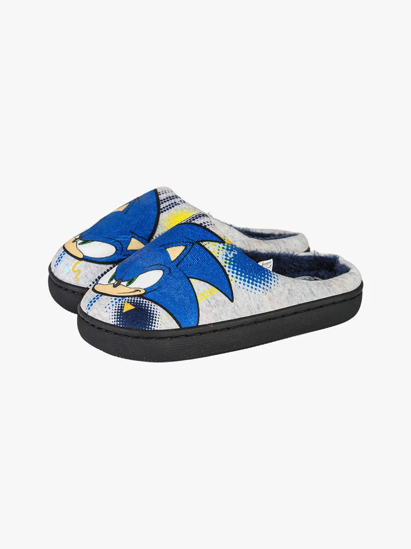 Pantofole da bambino aperte dietro - grigio