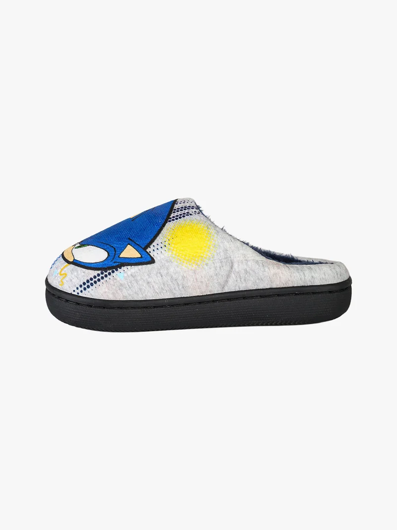 Pantofole da bambino aperte dietro - grigio