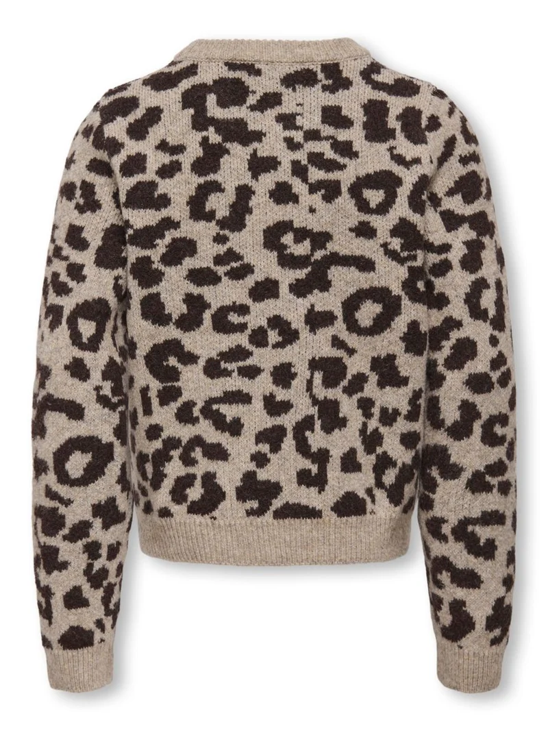 KOGDORA LIFE LEO L/S O-NECK KNT